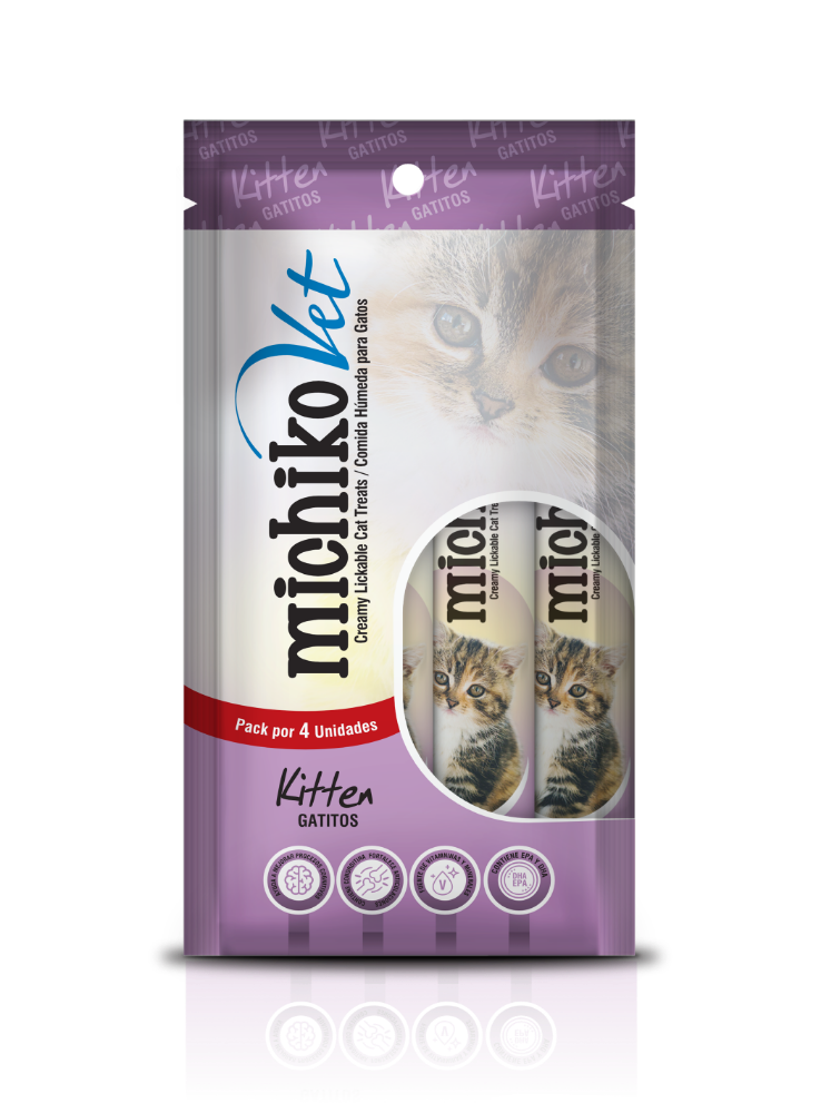 MICHICKO VET GATITOS X 4 UNIDADES.