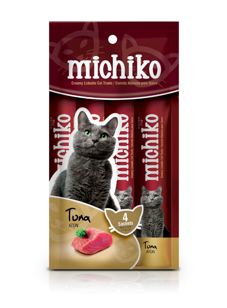 MICHICKO SACHETS ATUN X 4 UNIDADES.