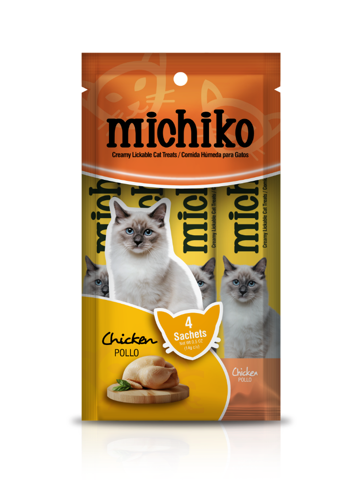 MICHICKO SACHETS POLLO X 4 UNIDADES.