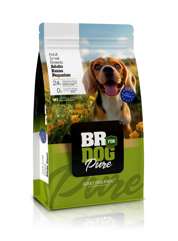 BR FOR DOG PURE ADULTO RAZA PEQUEÑA X 10 KILOS.