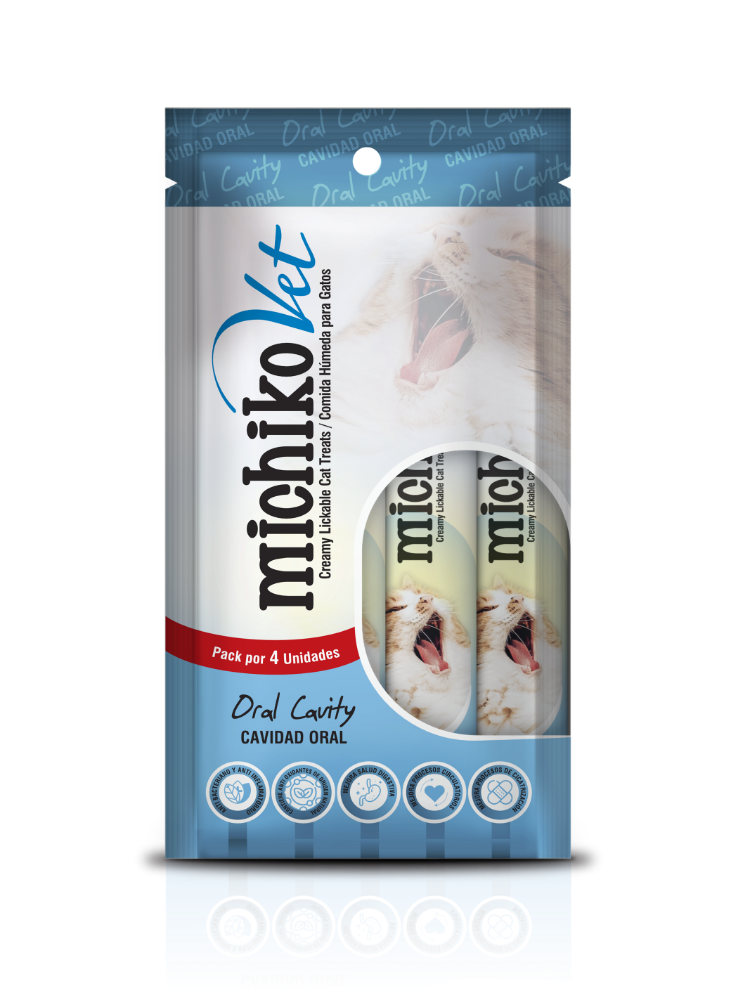 MICHICKO VET CAVIDAD ORAL X 4 UNIDADES.