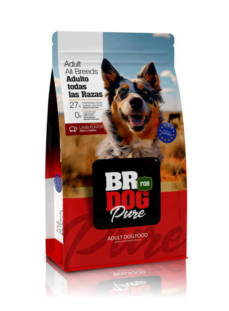 BR FOR DOG PURE ADULTO CORDERO X 3 KILOS.