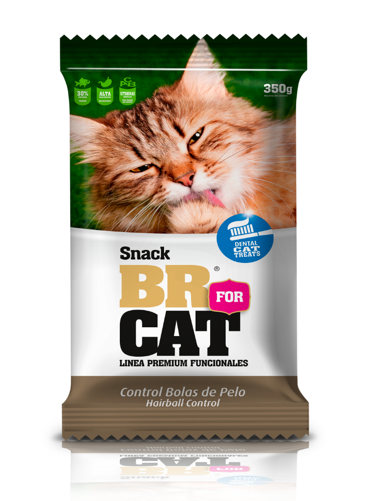 BR FOR CAT BOLA DE PELO REPUESTO X 350 GRS,