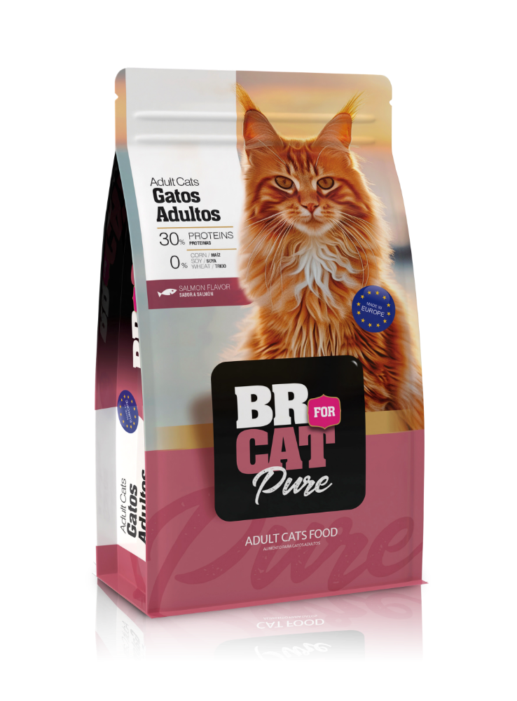 BR FOR CAT PURE ADULTO SALMON X 10 KILOS.