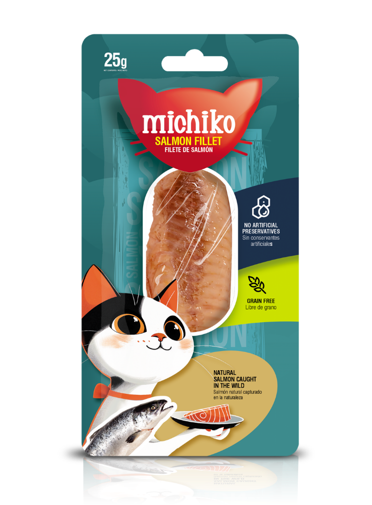 MICHICKO FILETE SALMON X 25 GRS.