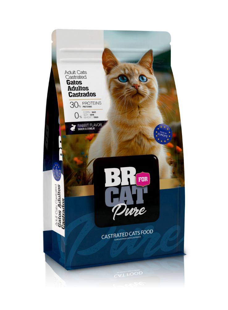 BR FOR CAT PURE CASTRADO DE CONEJO X 1 KILO.