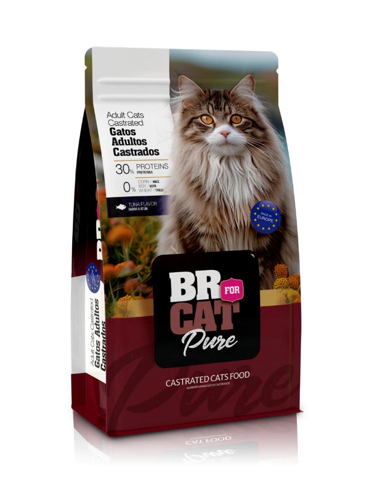 BR FOR CAT PURE CASTRADO ATUN 3 KILOS.