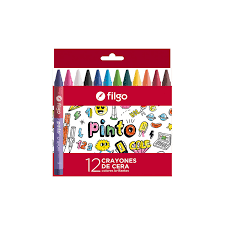 CRAYONES DE CERA FILGO X 12 SURTIDO