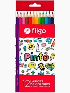 LAPICES COLOR FILGO X12 LARGO