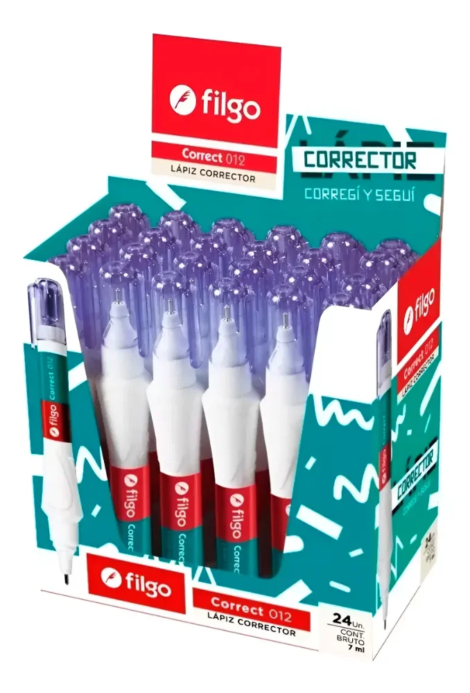 LAPIZ CORRECTOR FILGO 7ML X24 UNIDADES