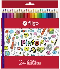LAPICES COLOR FILGO X24 LARGO