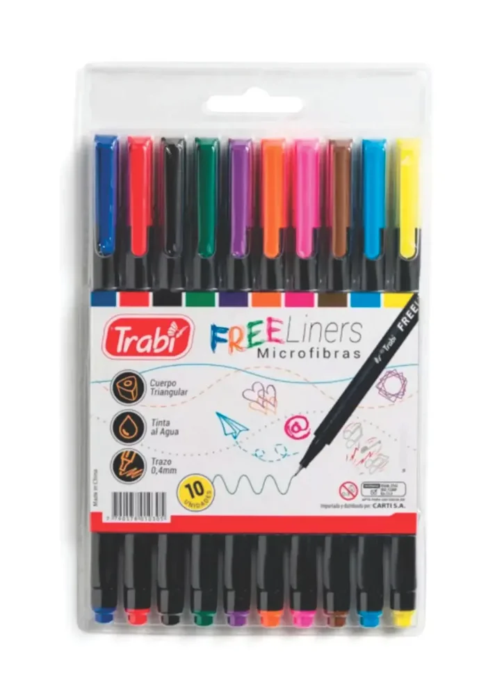 MICROFIBRA TRABI FREE LINERS X1O UNIDADES