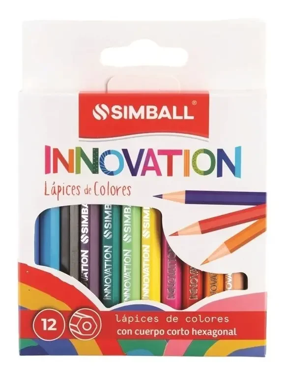 LAPICES COLORES SIMBALL X12 CORTO