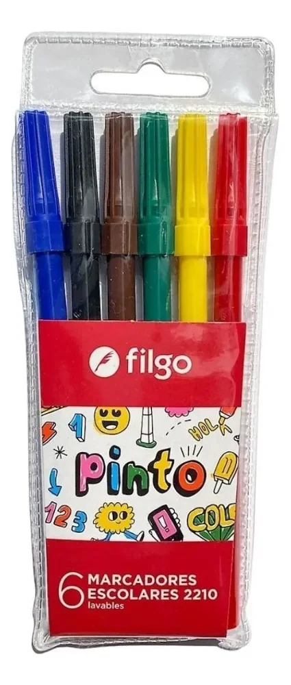 MARCADOR ESCOLAR FILGO X6 UNIDADES