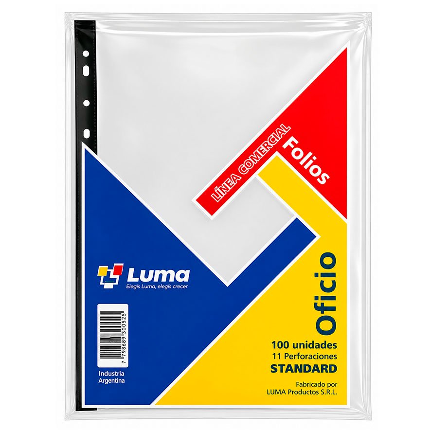 FOLIO LUMA OFICIO STD X 100 U.