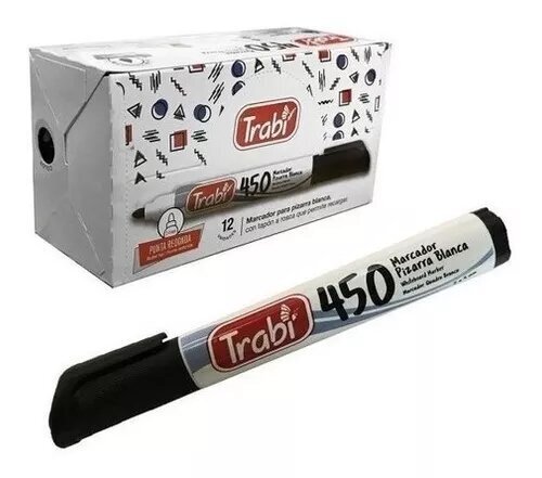 MARCADOR PIZARRA TRABI 450 X 12 UNIDADES.