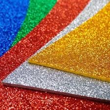 GOMA EVA GLITTER X 10 UNIDADES
