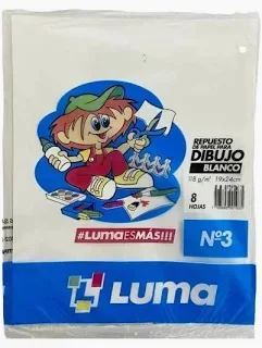 REPUESTO DIBUJO N3 LUMA X 25 UNIDADES