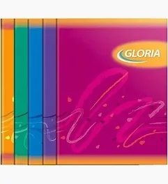 CUADERNO GLORIA TAPA FLEXIBLE X 48 HJS RAYADAS