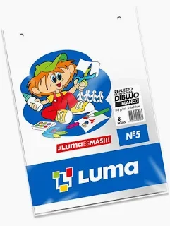 REPUESTO LUMA DIBUJO N5 PACK X25 UNIDADES BLANCO