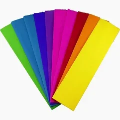 PAPEL CREPE LISO X10