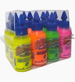 ADHESIVO VINILICO FLUO STA 30G X 12 UNIDADES