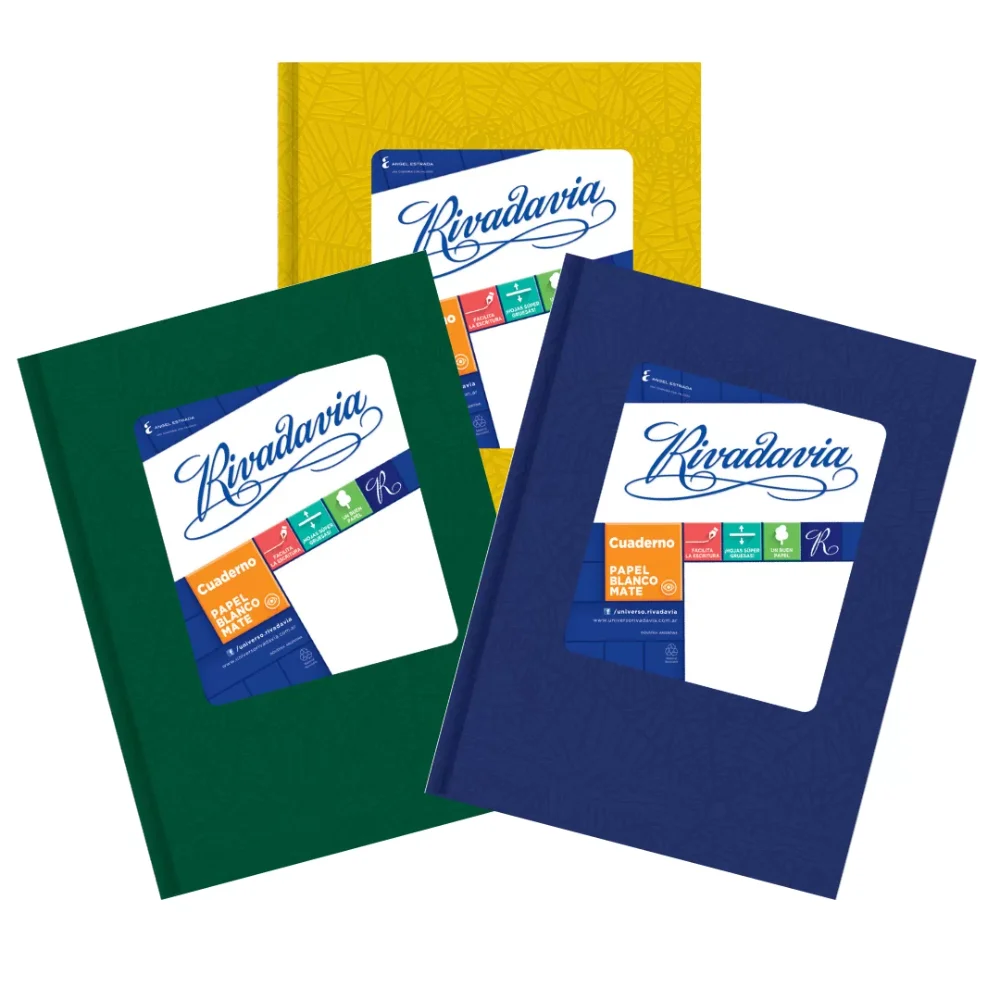 CUADERNO RIVADAVIA N3 TAPA DURA X50 HJS