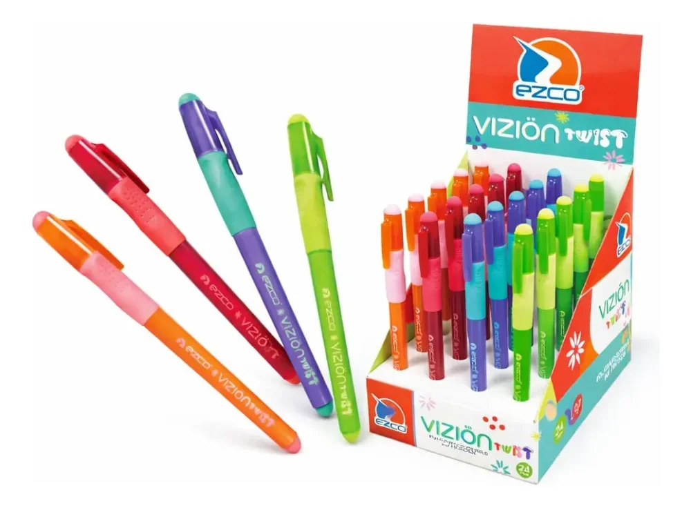 BOLIGRAFO BORRABLE EZCO VIZION X24 UNIDADES