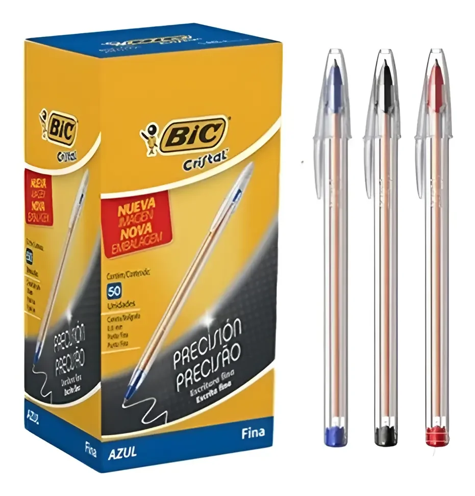 BOLIGRAFO BIC CRISTAL X50 UNIDADES