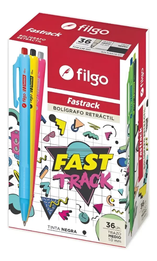 BOLIGRAFO FILGO RETRACTIL FASTRACK X36