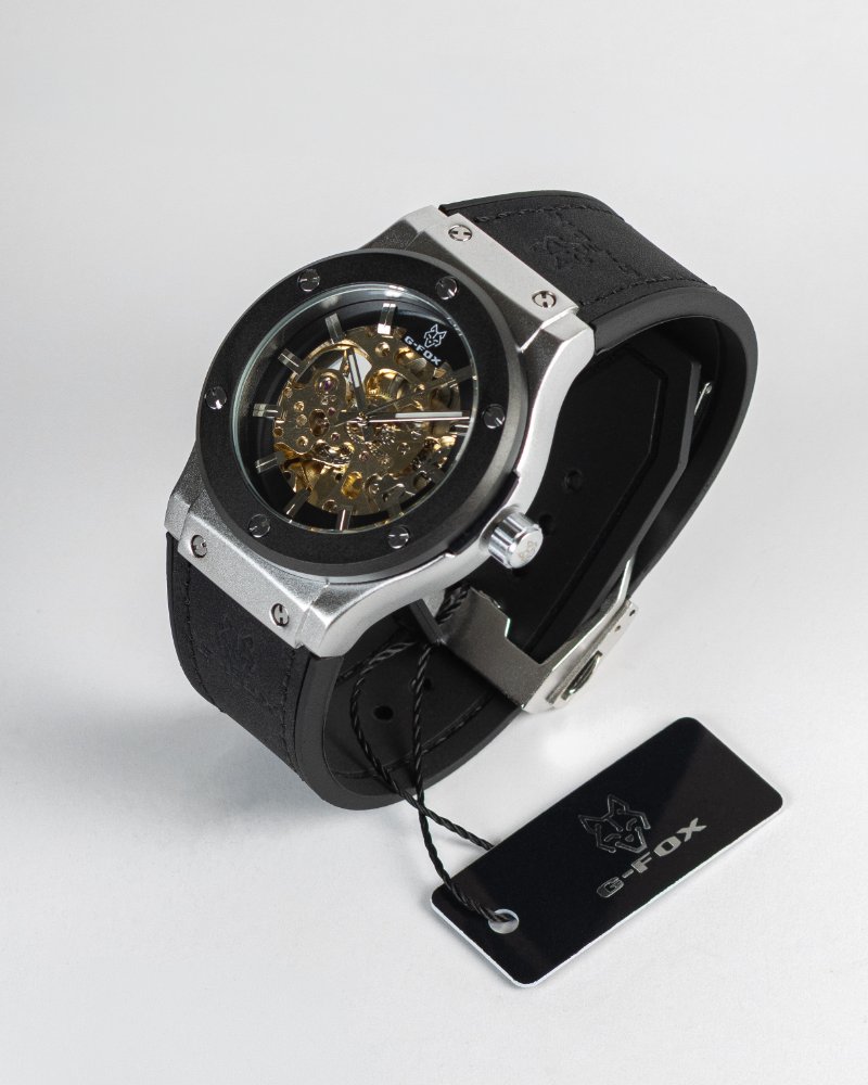 G-fox tipo Hublot automático negro