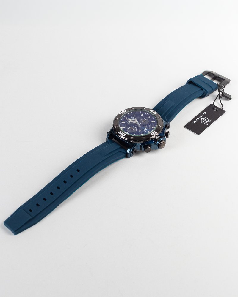 G-fox silicona crono funcional azul