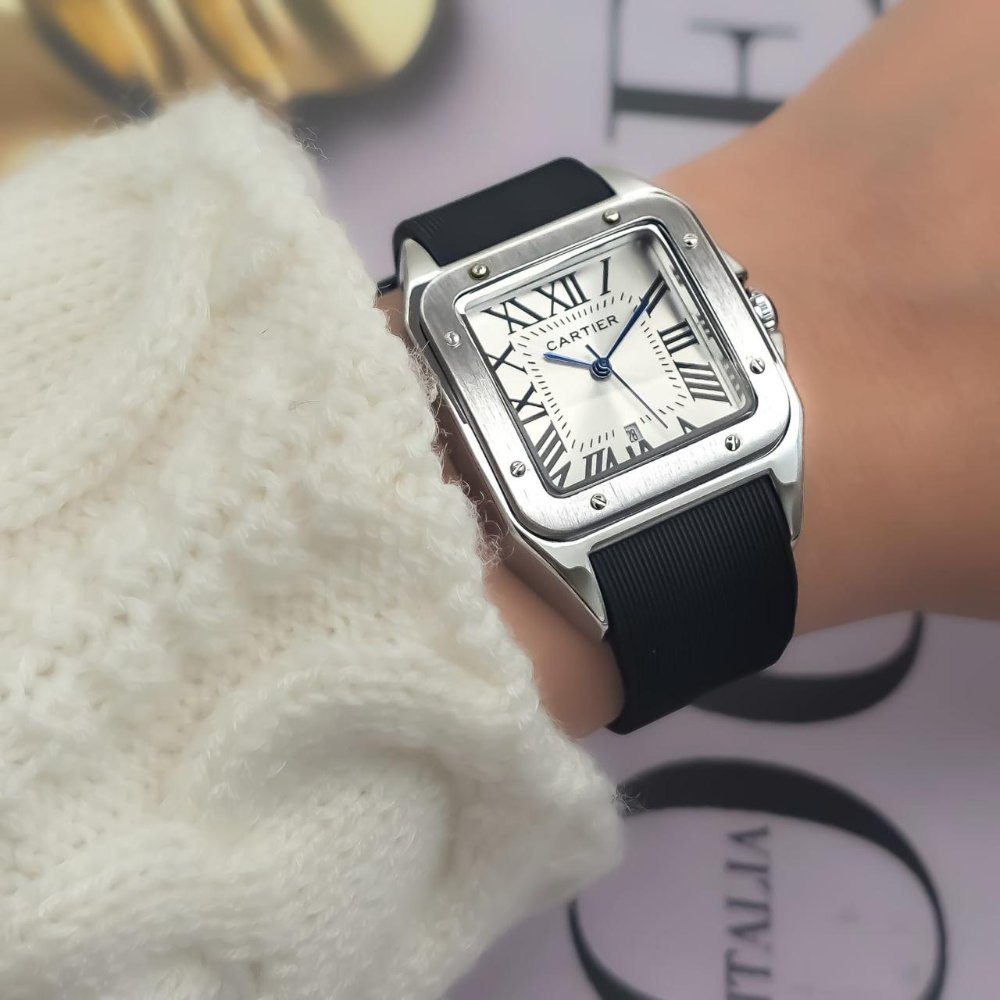 Cartier santos  silicona dama