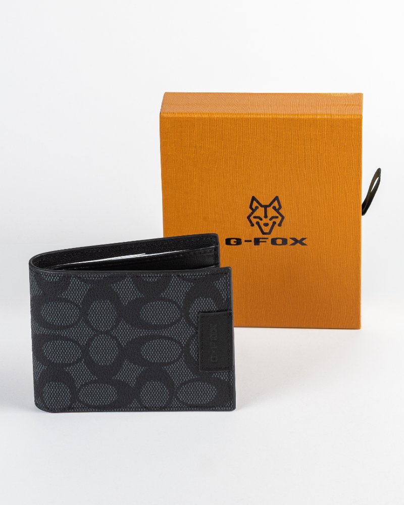 Billetera g-fox cuero con diseño