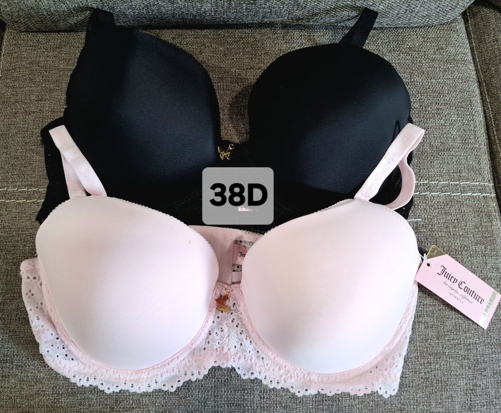 Brassier Talla 38D Juicy Couture (Paquete con 2 piezas)