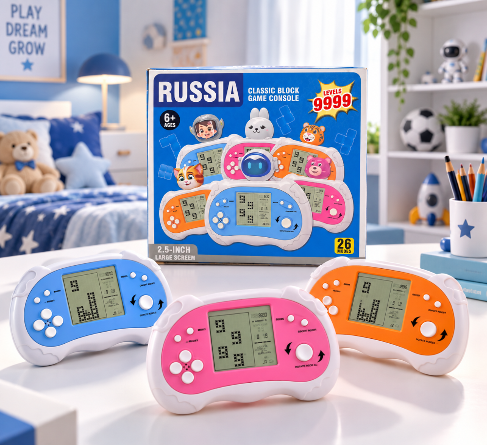 consola o juego tetris