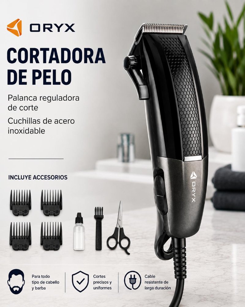 cortadora de cabello oryx