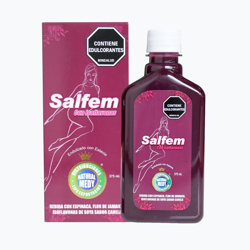 Salfem con Isoflavonas 375ml. Natural Medy Jarabe