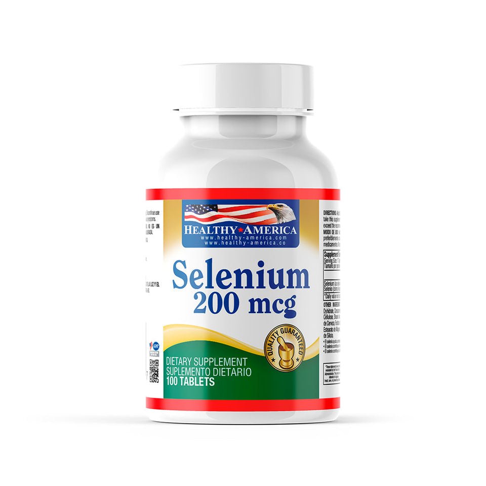 Selenium 200 mcg. 100/Tablets - Healthy America