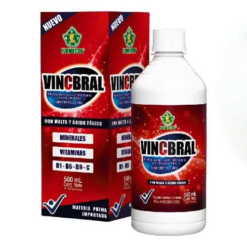 VinCbral 500ml. Jarabe
