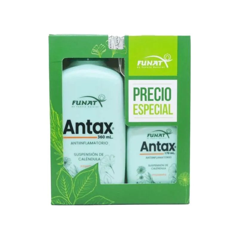 Caja Antax 360ml. + 170ml.  Funat Jarabe