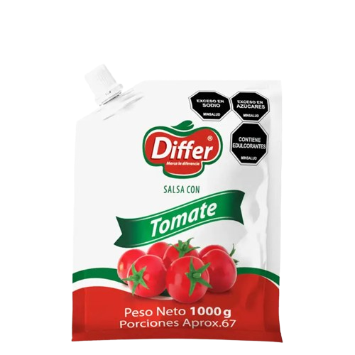 SALSA DE TOMATE DIFFER 1000G