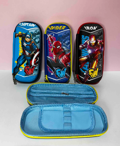 Cartuchera 3d super heroes pequeña