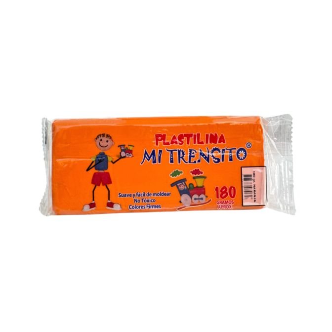 Plastilina en bloque trensito