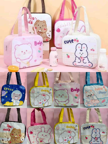 lonchera termica cute kawaii
