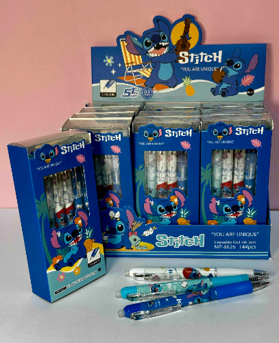 Boligrafo retractil borrable stitch