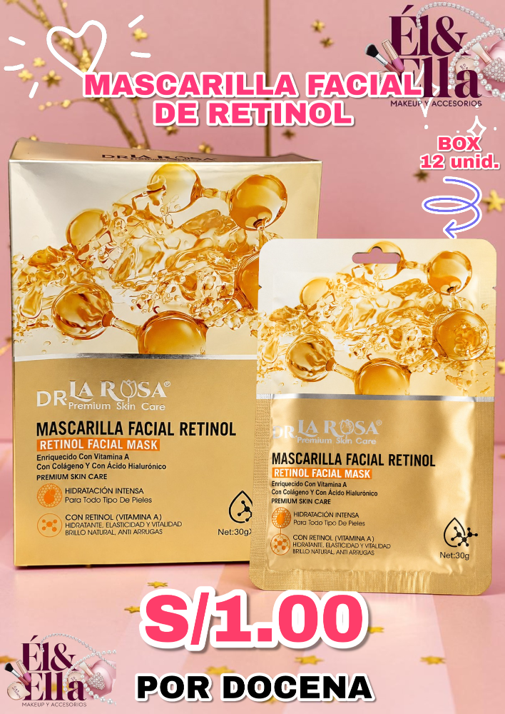 MASCARILLA FACIAL  DE RETINOL
