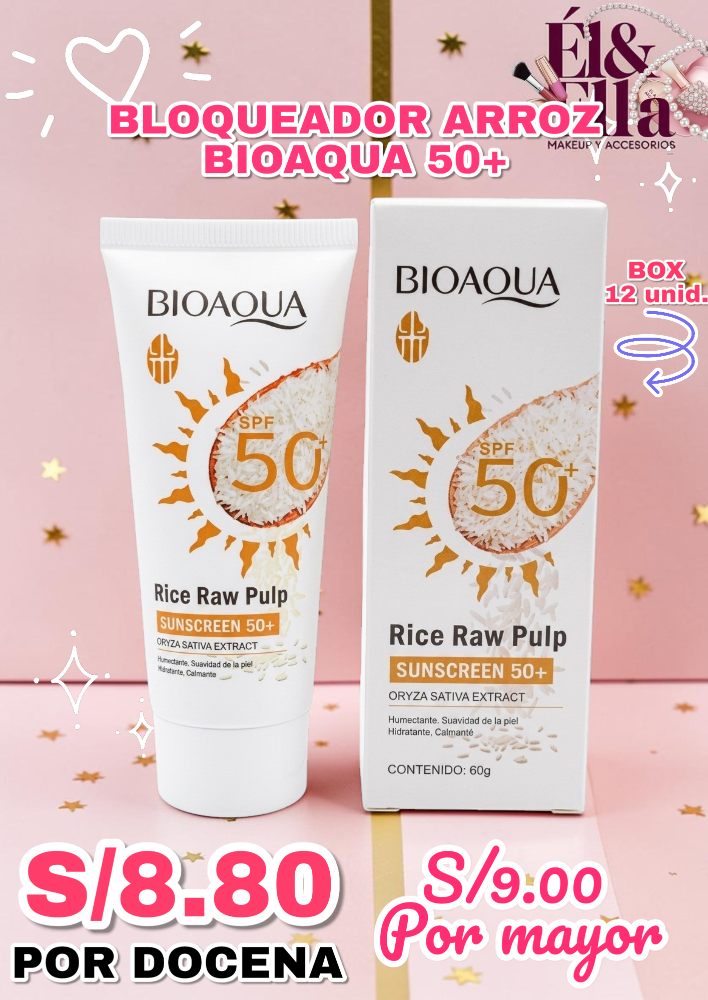 BLOQUEADOR ARROZ BIOAQUA 50+