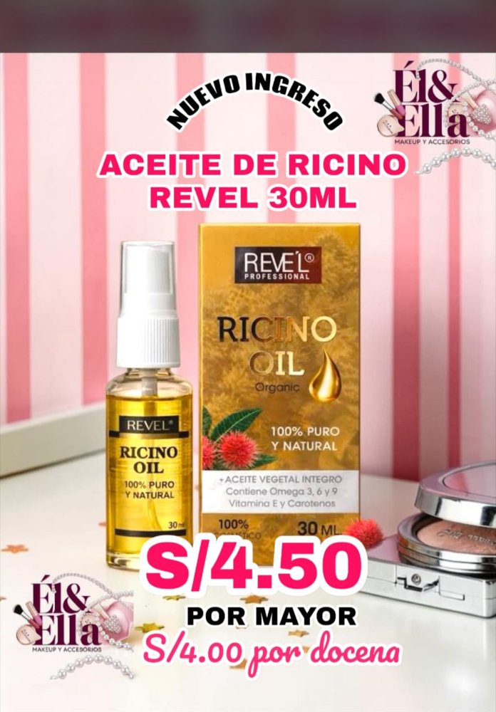 ACEITE DE RICINO DE REVEL DE 30 ML
