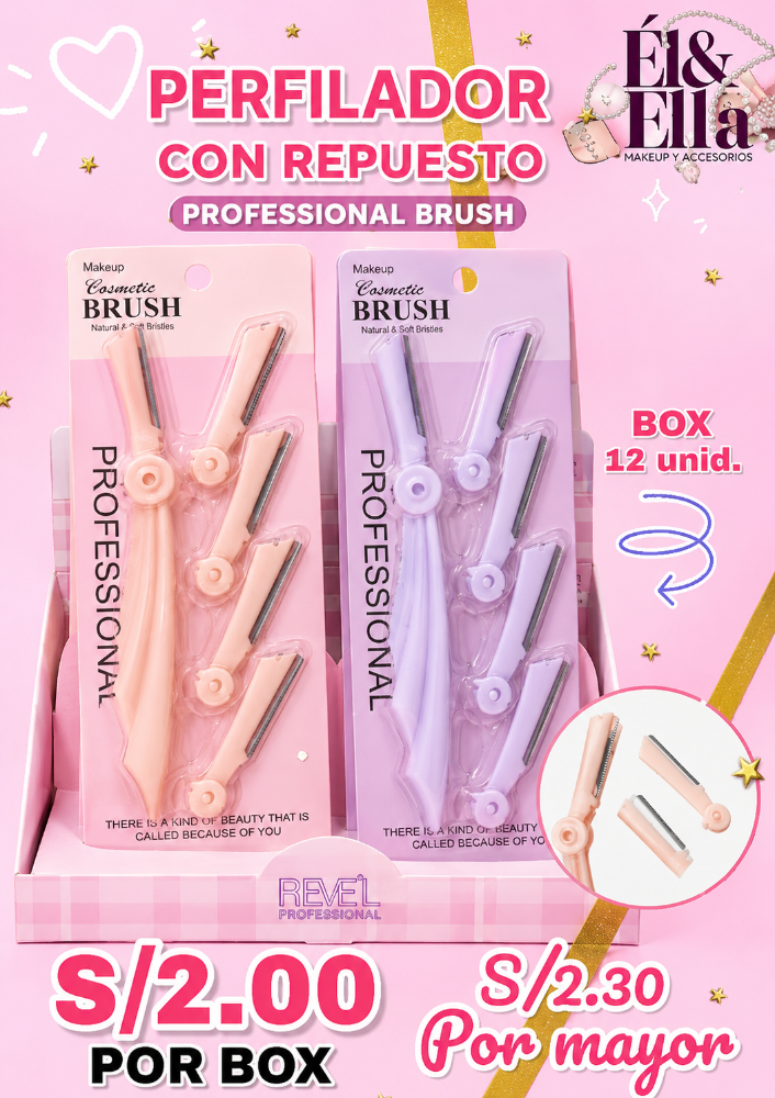 PERFILADOR CON REPUESTO PROFESSIONAL BRUSH